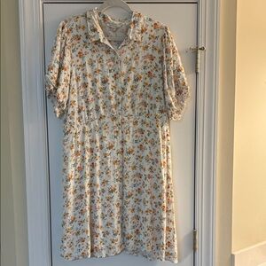 American Eagle size XXL Floral Button-Up Dress
